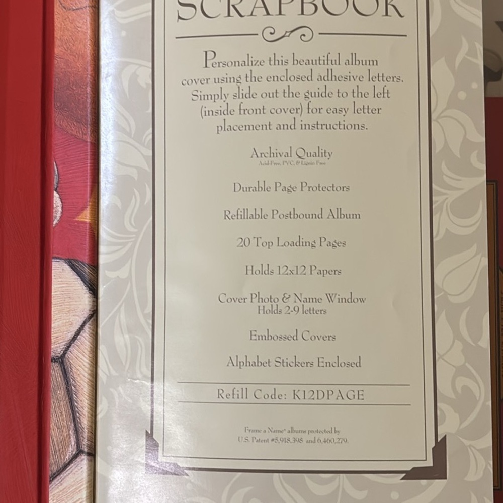 Baseball theme blank scrapbook - New - Picture 3 of 3